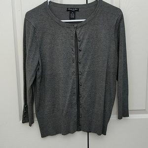 Charcoal Grey Cardigan - Like New